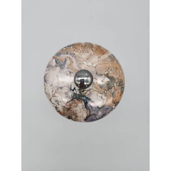 Steven Rhoades California Covered Dish Iridescent Swirled Pattern Vanity Dish - Picture 5 of 12